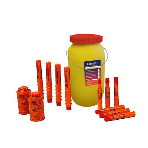 SG05906 Comet Life Boat Set Container for the safe and dry storage of various pyrotechnics in marine environment like lifeboats or MOB boats.